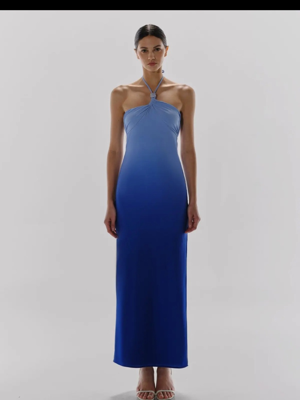 Baobab Collection Blue Ombre Halter Maxi Dress